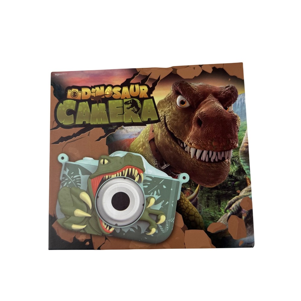 Kids Dinosaur Digital Camera Green T-Rex Digital XL-920 Photography Gift